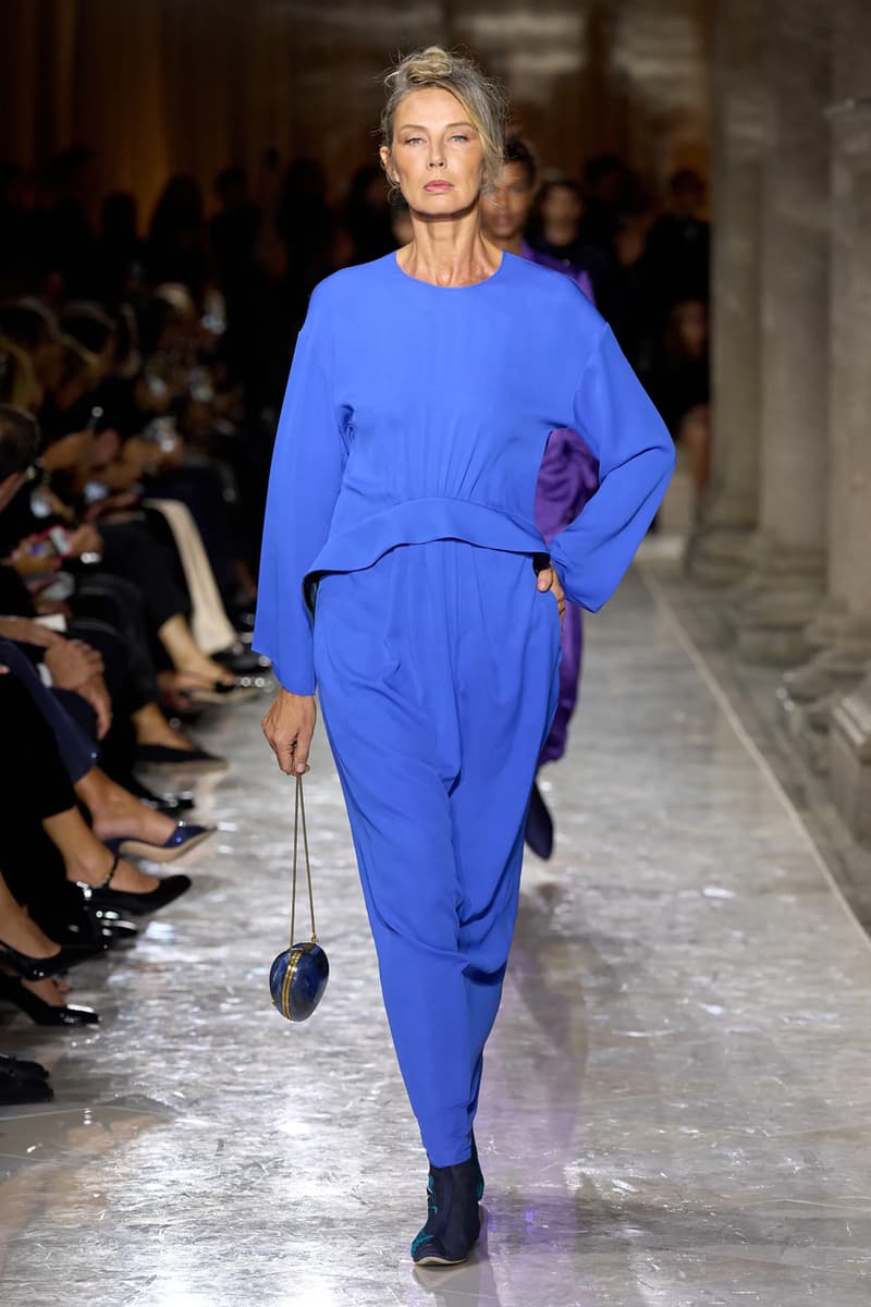 Giorgio Armani Spring/Summer 2026 Milan Fashion Week Final Collection last show final collection italian designer fluidity menswear suiting