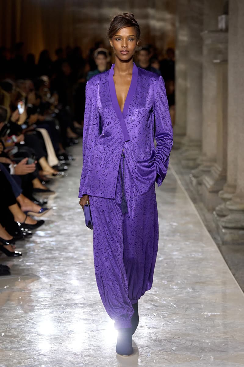 Giorgio Armani Spring/Summer 2026 Milan Fashion Week Final Collection last show final collection italian designer fluidity menswear suiting