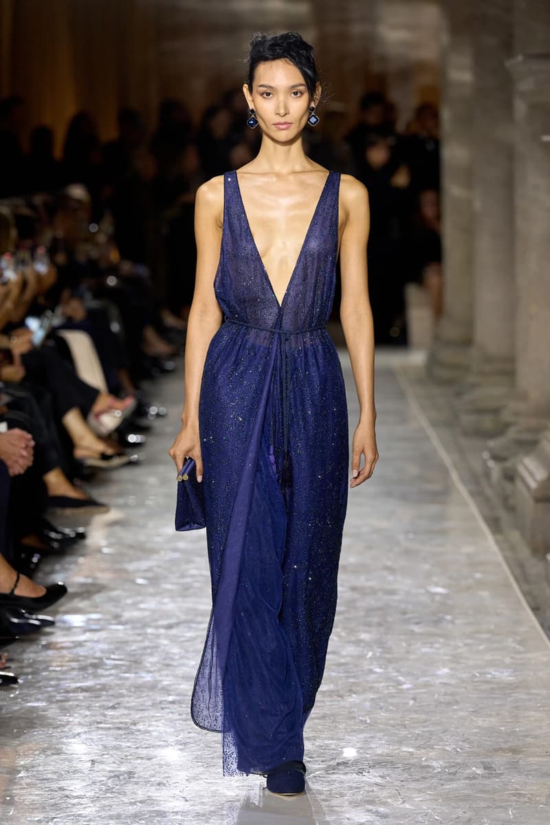 Giorgio Armani Spring/Summer 2026 Milan Fashion Week Final Collection last show final collection italian designer fluidity menswear suiting