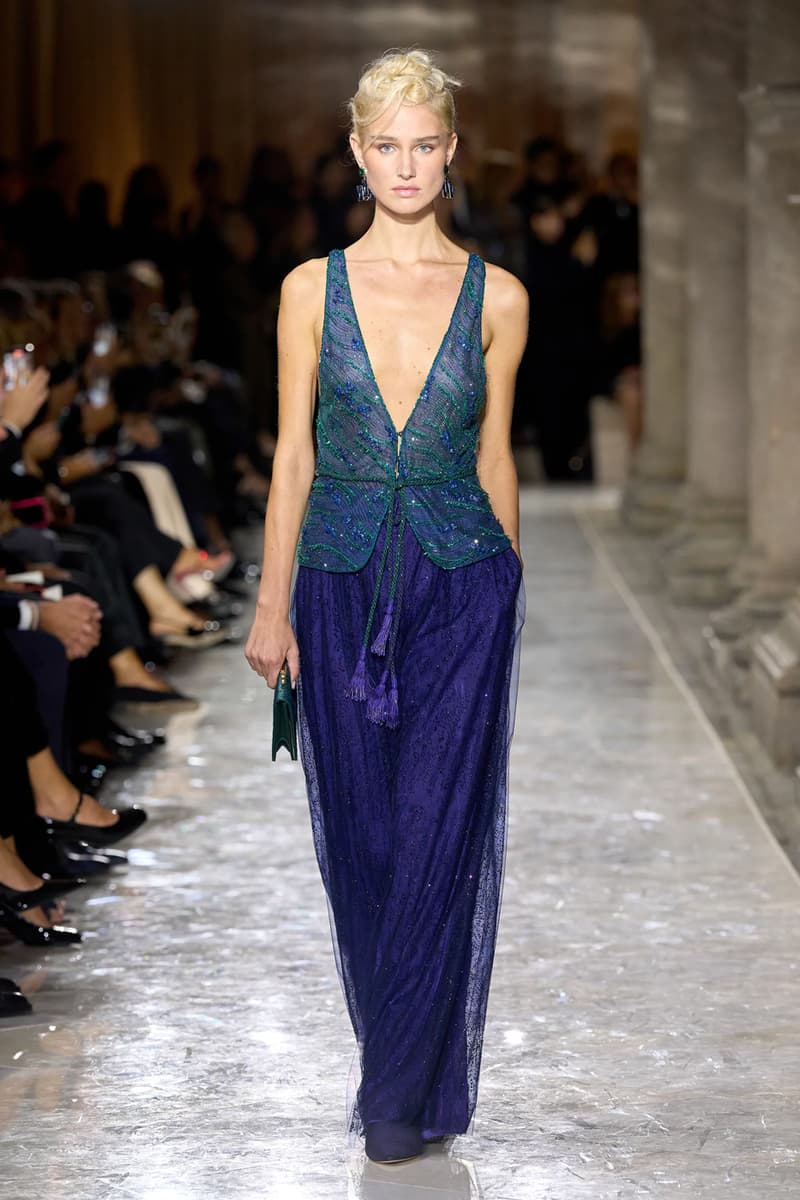 Giorgio Armani Spring/Summer 2026 Milan Fashion Week Final Collection last show final collection italian designer fluidity menswear suiting