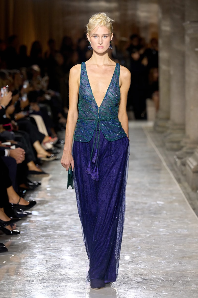 Giorgio Armani Spring/Summer 2026 Milan Fashion Week Final Collection last show final collection italian designer fluidity menswear suiting