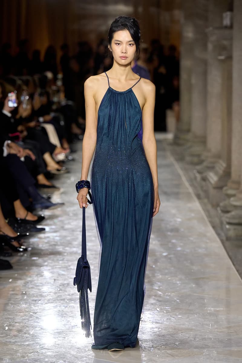 Giorgio Armani Spring/Summer 2026 Milan Fashion Week Final Collection last show final collection italian designer fluidity menswear suiting