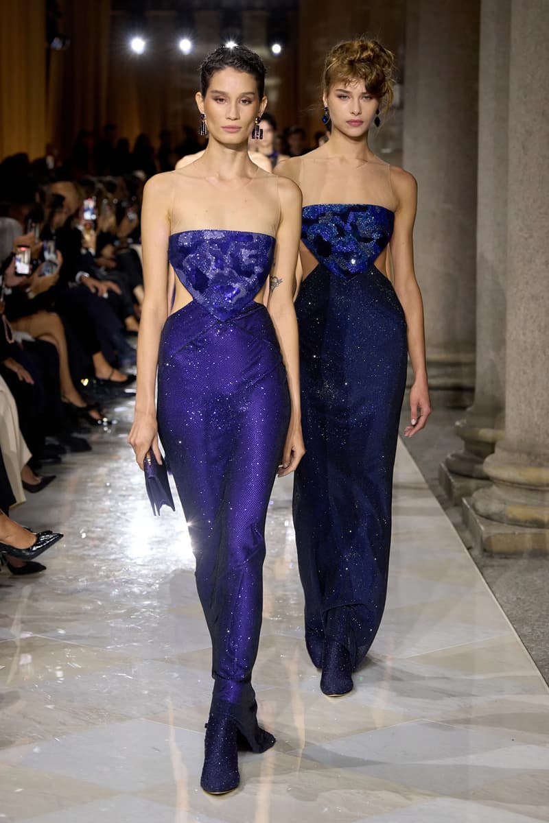 Giorgio Armani Spring/Summer 2026 Milan Fashion Week Final Collection last show final collection italian designer fluidity menswear suiting