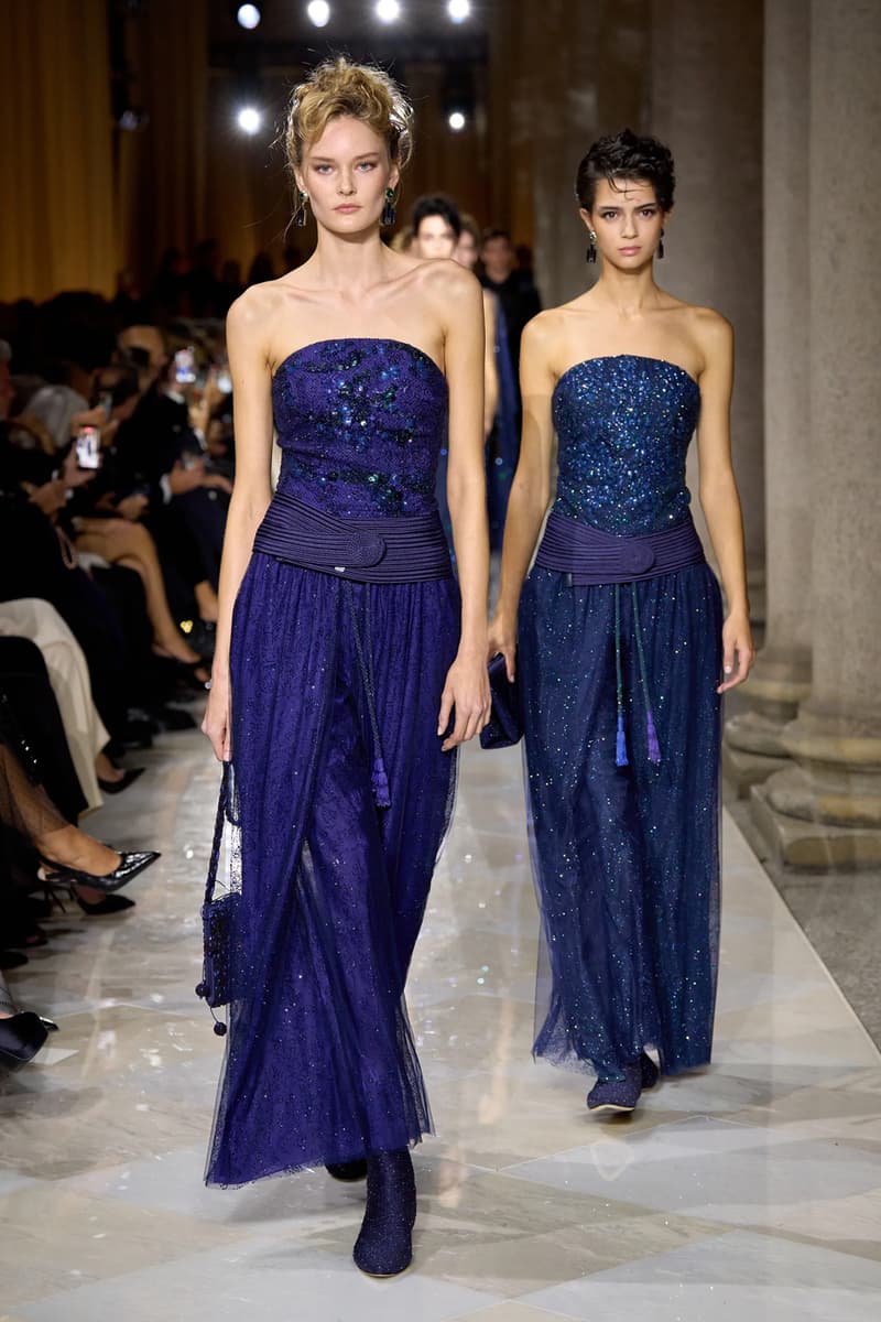 Giorgio Armani Spring/Summer 2026 Milan Fashion Week Final Collection last show final collection italian designer fluidity menswear suiting