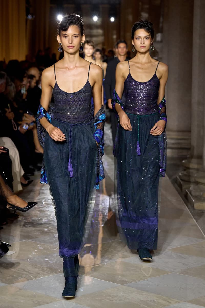 Giorgio Armani Spring/Summer 2026 Milan Fashion Week Final Collection last show final collection italian designer fluidity menswear suiting