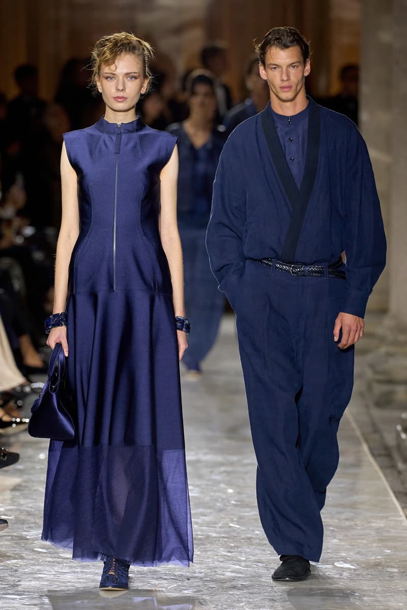 Giorgio Armani Spring/Summer 2026 Milan Fashion Week Final Collection last show final collection italian designer fluidity menswear suiting