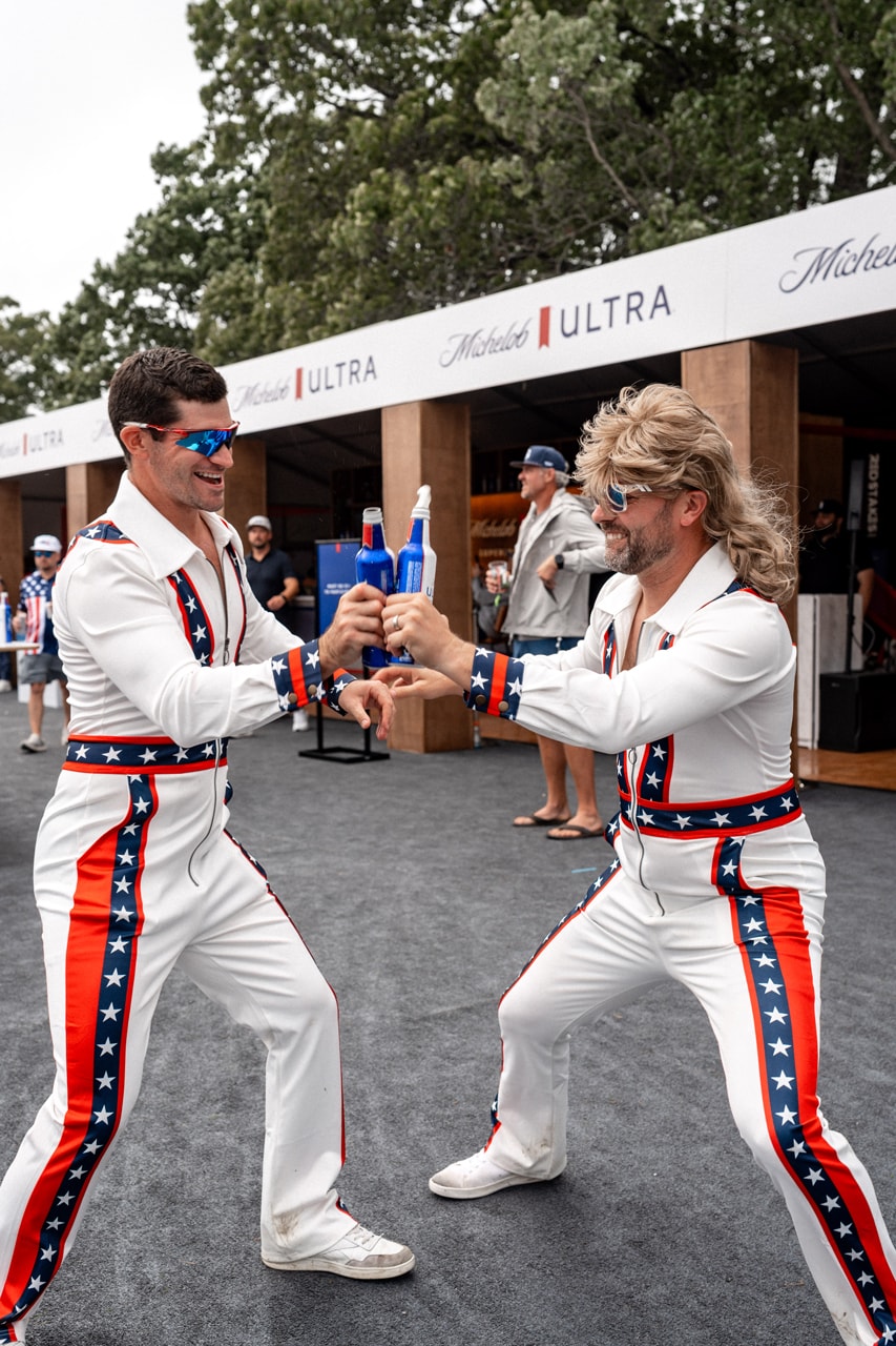 Michelob ULTRA Club Ryder Cup Tournament Golf  Opti-Shot Golden Tee Arcade Liz Breed