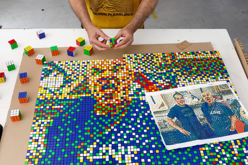newport street gallery triple trouble shepard fairey damien hirst invader artworks mosaics contemporary art paintings sculpture murals