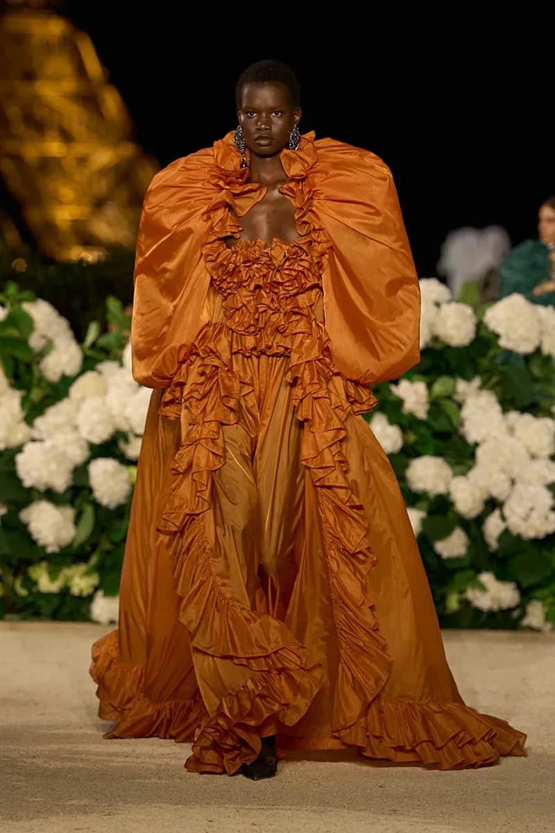 Saint Laurent SS26 Paris Fashion Week Collection spring summer 2026 chali xcx zoe kravitz hailey bieber eiffel tower anthony vaccarello