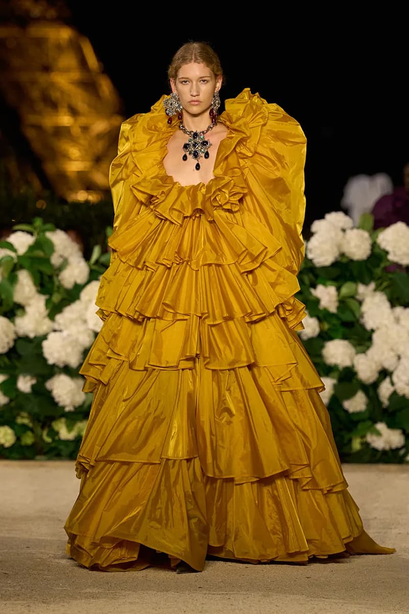 Saint Laurent SS26 Paris Fashion Week Collection spring summer 2026 chali xcx zoe kravitz hailey bieber eiffel tower anthony vaccarello