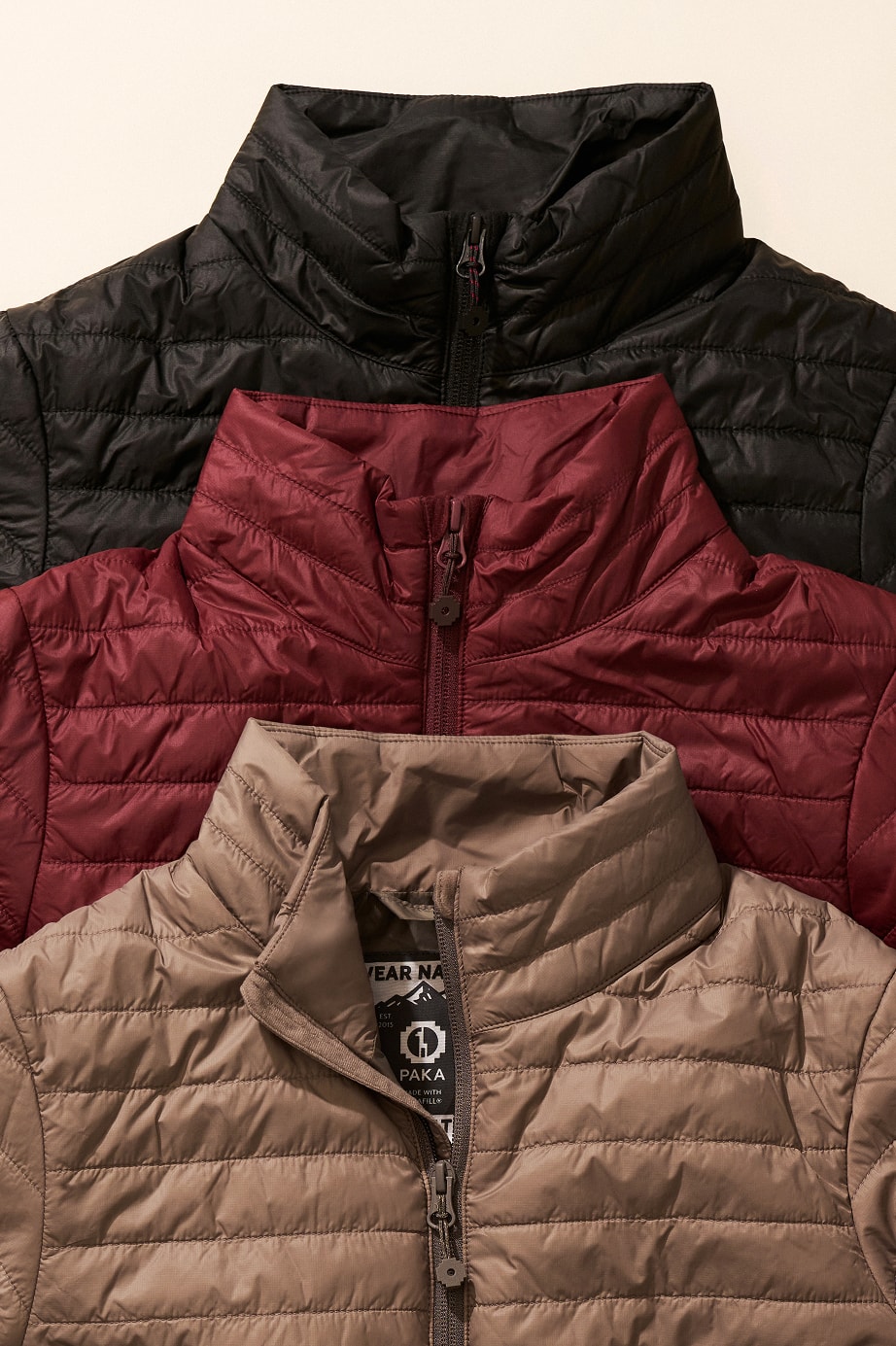 Paka Mayu Ultralight Outerwear Jackets and Vests with PAKAFILL® Technology