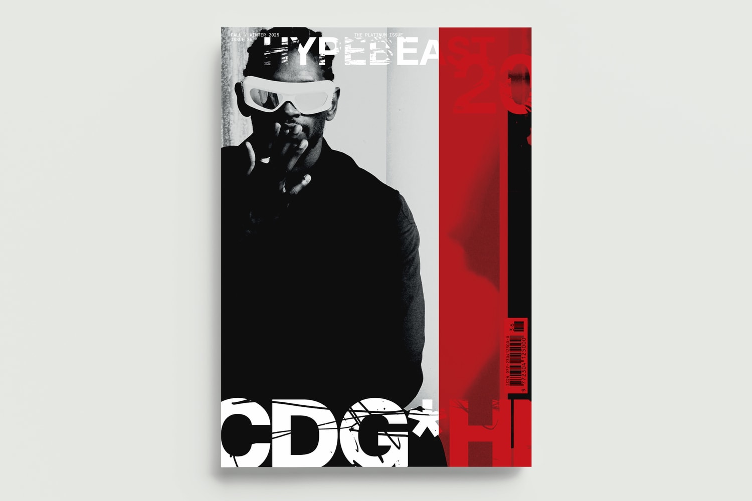 hypebeast magazine print issue 36 platinum cxm seventeen george condo comme des garcon asap nast auralee james blake ken carson justice