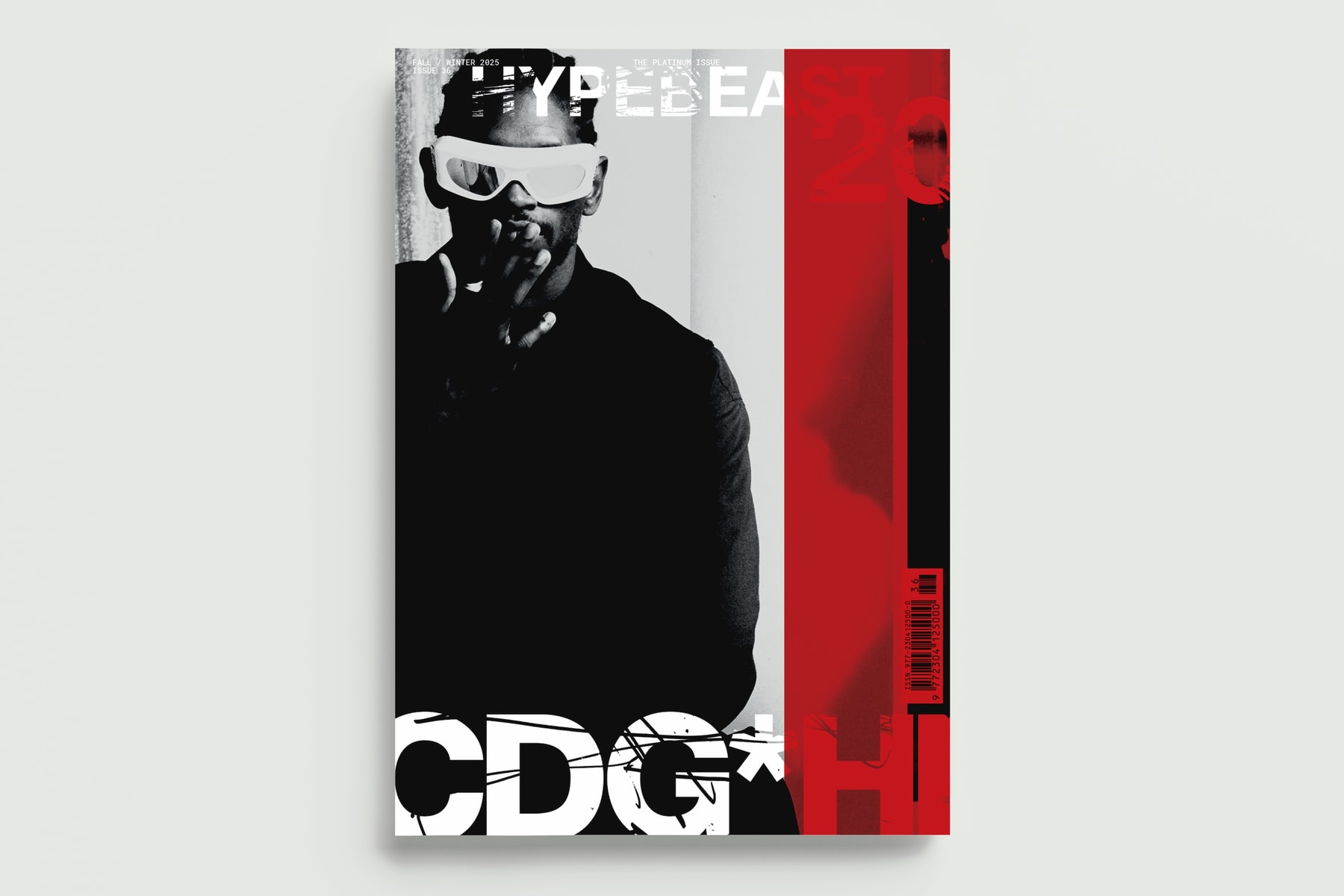 hypebeast magazine print issue 36 platinum cxm seventeen george condo comme des garcon asap nast auralee james blake ken carson justice