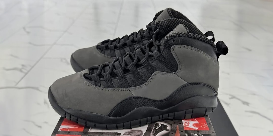 First Look at This Year's Air Jordan 10 "Shadow"