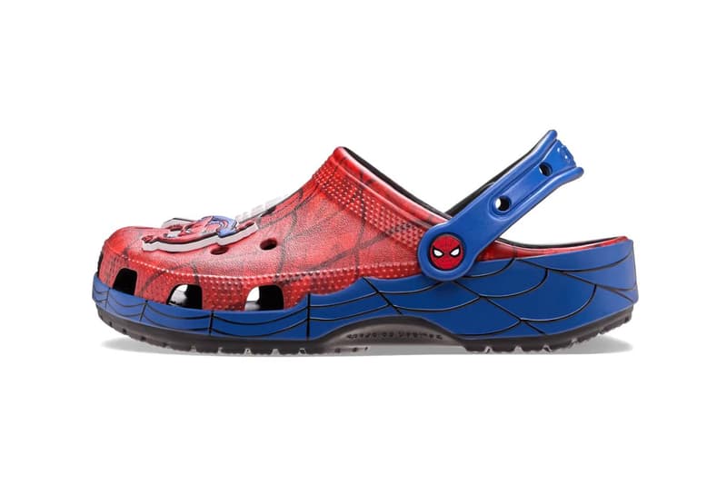 marvels spider man crocs classic clog 211489-90H 211408-90H release info