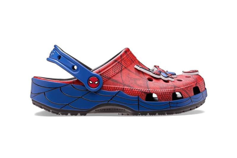 marvels spider man crocs classic clog 211489-90H 211408-90H release info