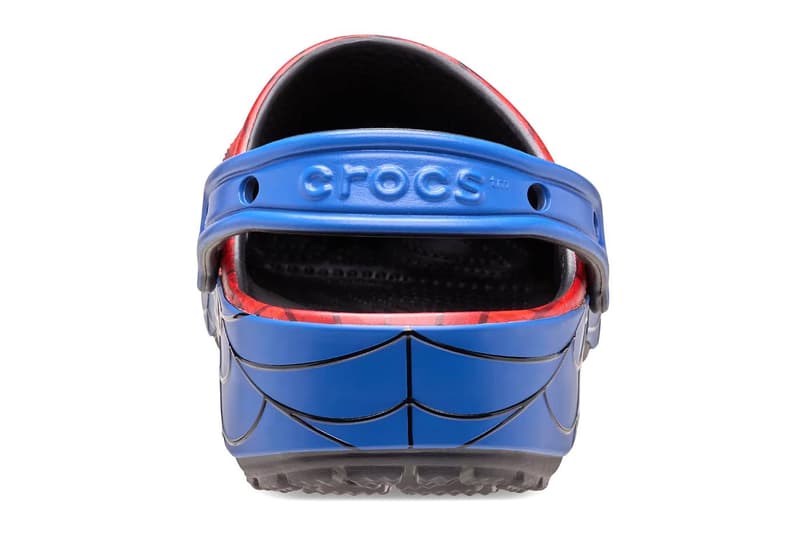 marvels spider man crocs classic clog 211489-90H 211408-90H release info