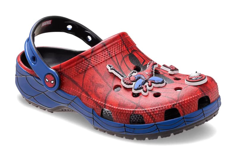 marvels spider man crocs classic clog 211489-90H 211408-90H release info