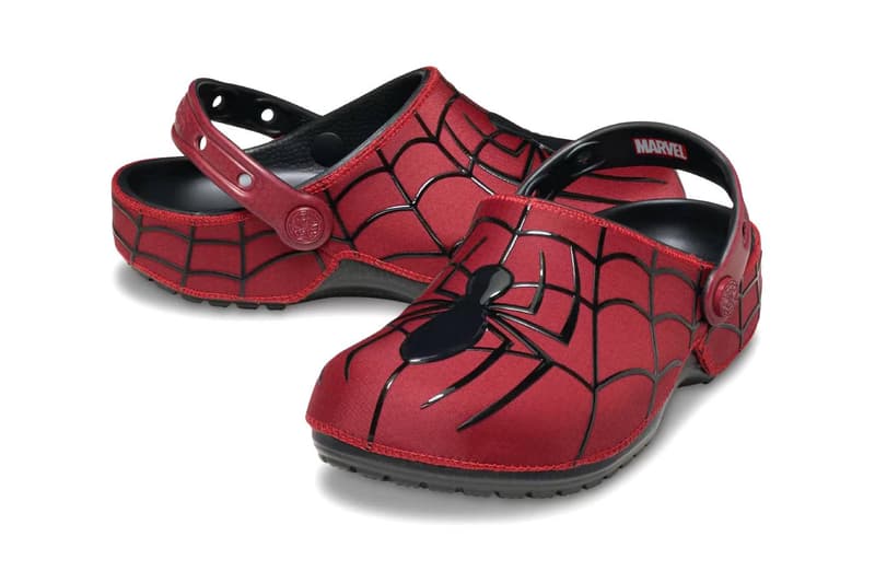marvels spider man crocs classic clog 211489-90H 211408-90H release info
