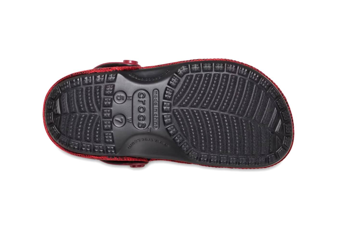 marvels spider man crocs classic clog 211489-90H 211408-90H release info