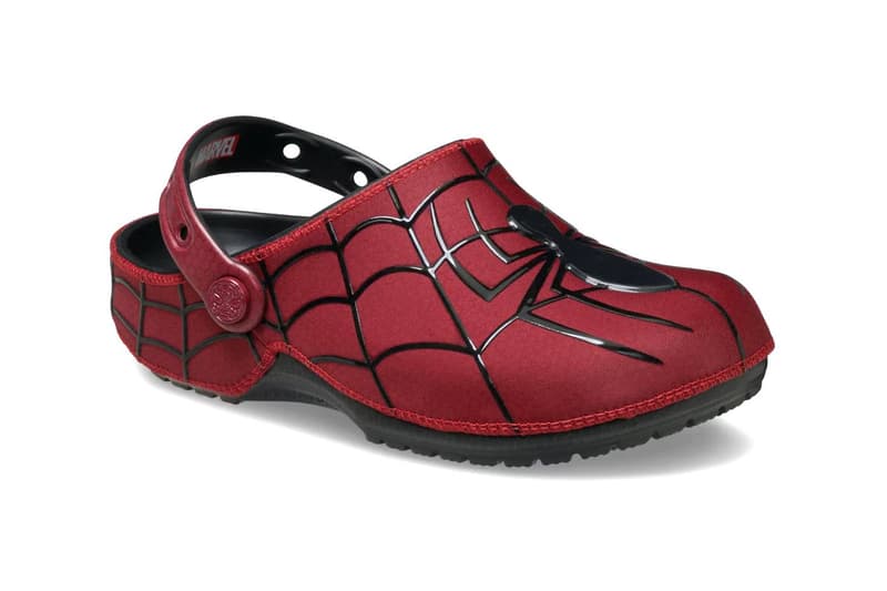 marvels spider man crocs classic clog 211489-90H 211408-90H release info