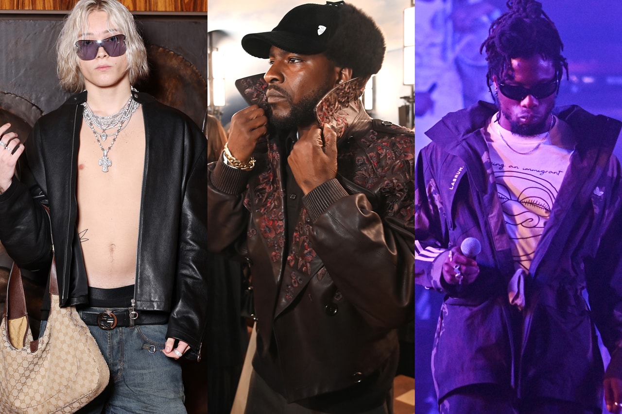 Music's Best Moments at Milan and London Spring/Summer 2026 fashion week skepta mains collection runway ready to wear central cee demna nettspend conner ives cortisa star allsaints orchestra band live playlist rico ace fakemink esdekid 