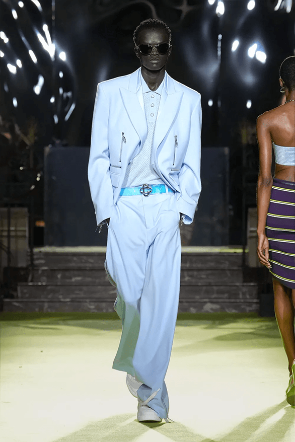 Casablanca Spring Summer 2026 Paris Fashion Week Charaf Tajer womenswear menswear runway show