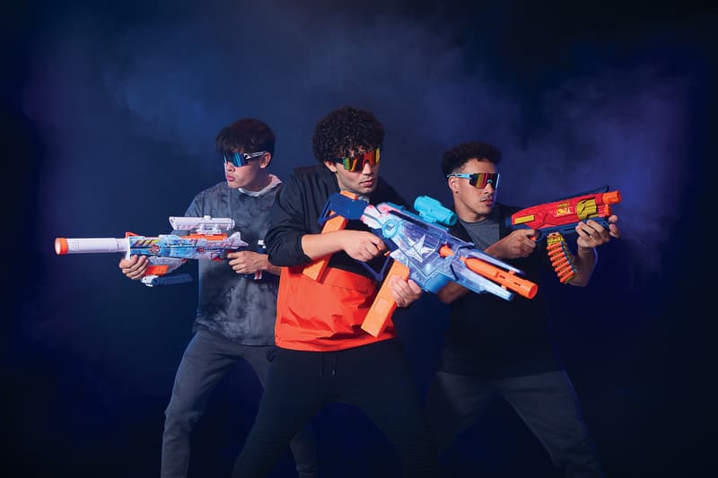 We Put the NERF Loadout Series to the Test at HB HQ blasters galactic commander shadowspeed recon arctic zerostriker cyberlight ghost flarefusion frostfusion