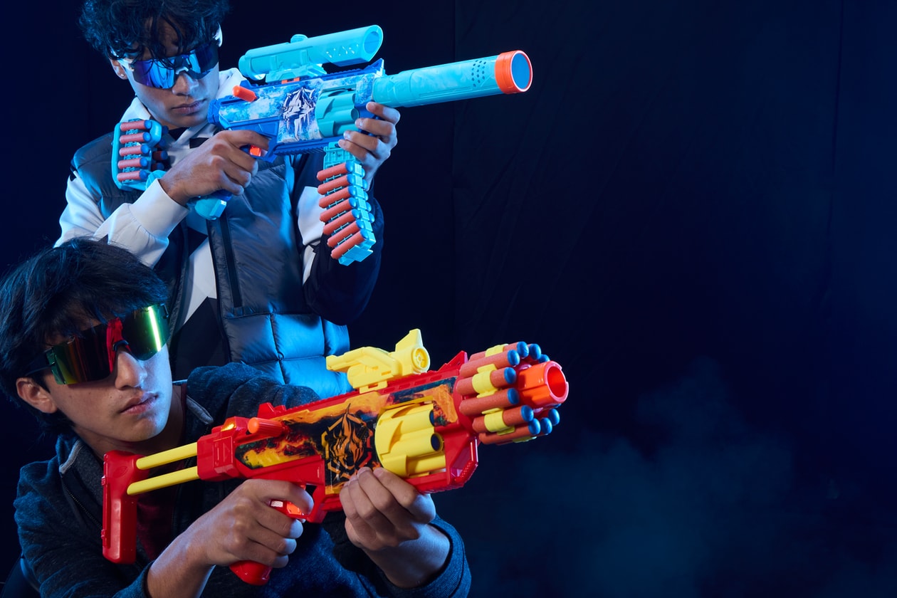 We Put the NERF Loadout Series to the Test at HB HQ blasters galactic commander shadowspeed recon arctic zerostriker cyberlight ghost flarefusion frostfusion