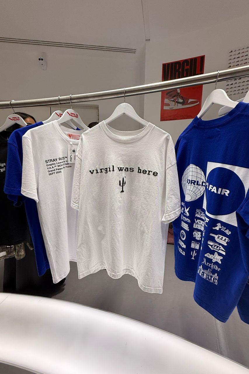 Por dentro de 'Virgil Abloh: The Codes' no Grand Palais: olhar de perto das colaborações com colette, L’Art de l’Automobile, BABYLON e Pyrex; arte, protótipos e arquivo