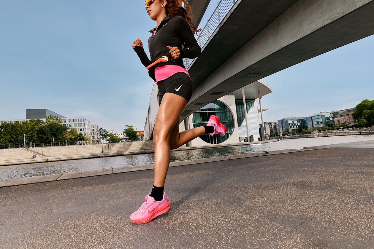 zalando nike stride haus berlin marathon event pop up activation installation Jun Mayers and Noemi Braun immersive designers Vomero Plus Pegasus Premium Structure 26 footwear performance wear sneakers running long distance