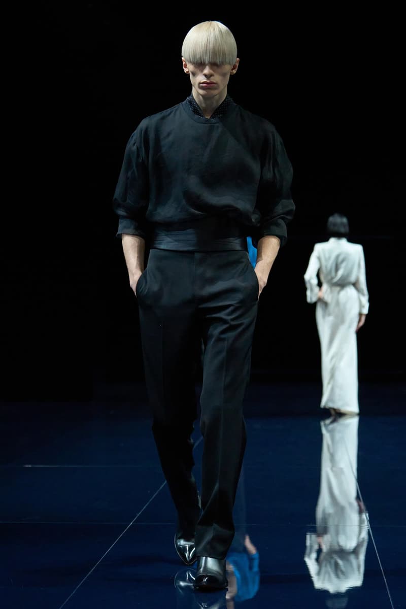 Haider Ackermann Tom Ford SS26 Paris Fashion Week Collection suiting satin tailoring