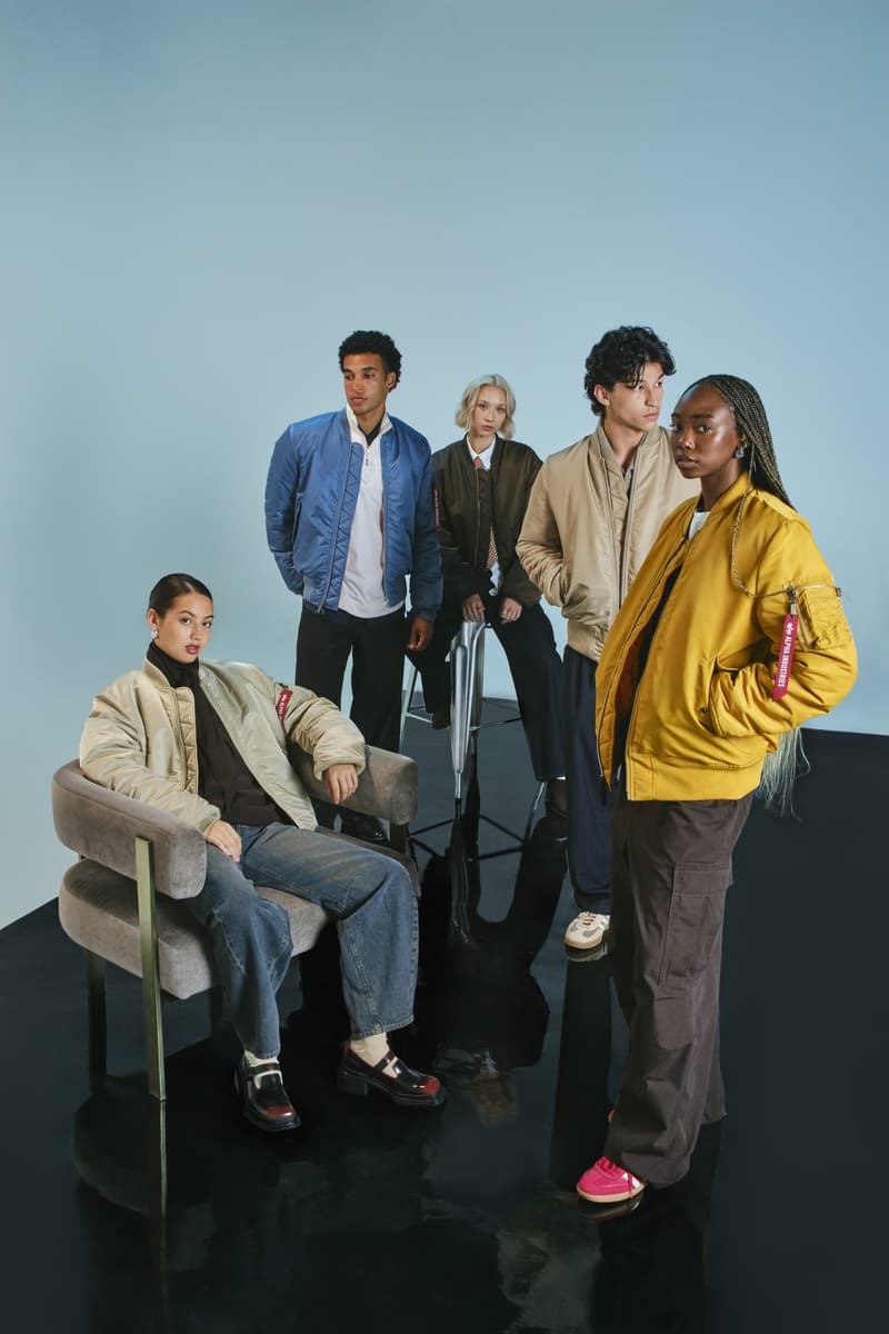 alpha industries ma-1 jacket bomber fall winter 2025 fw25 collection fashion military inspired men's women's unisex styling