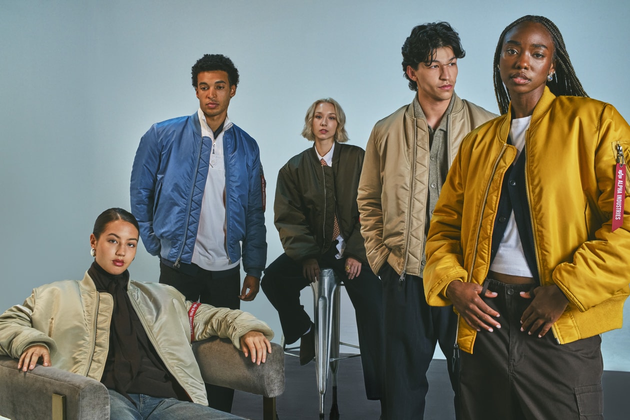 alpha industries ma-1 jacket bomber fall winter 2025 fw25 collection fashion military inspired men's women's unisex styling