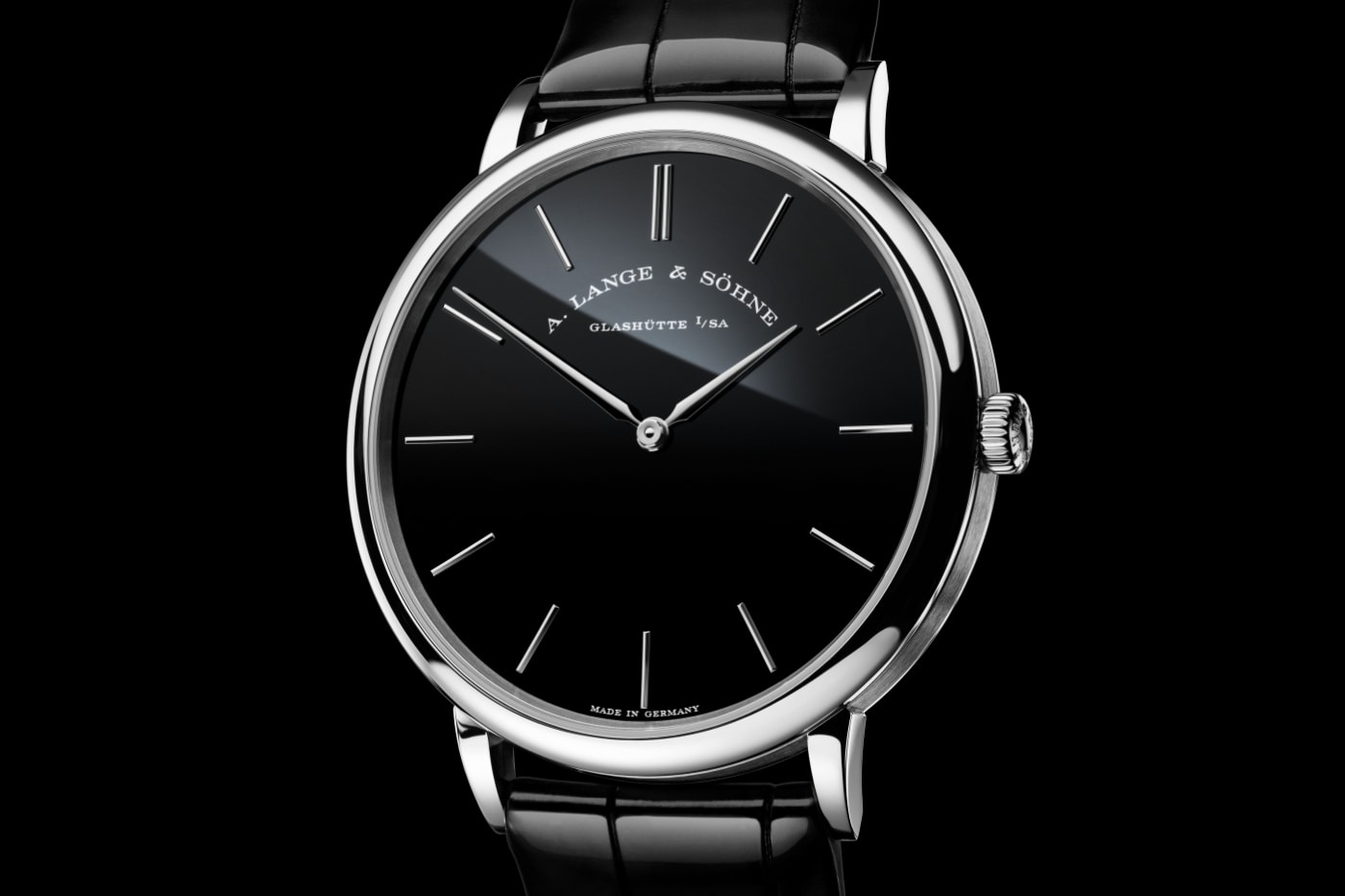 A. Lange & Söhne SAXONIA THIN 750 HONEYGOLD®  950 Platinum Release Info