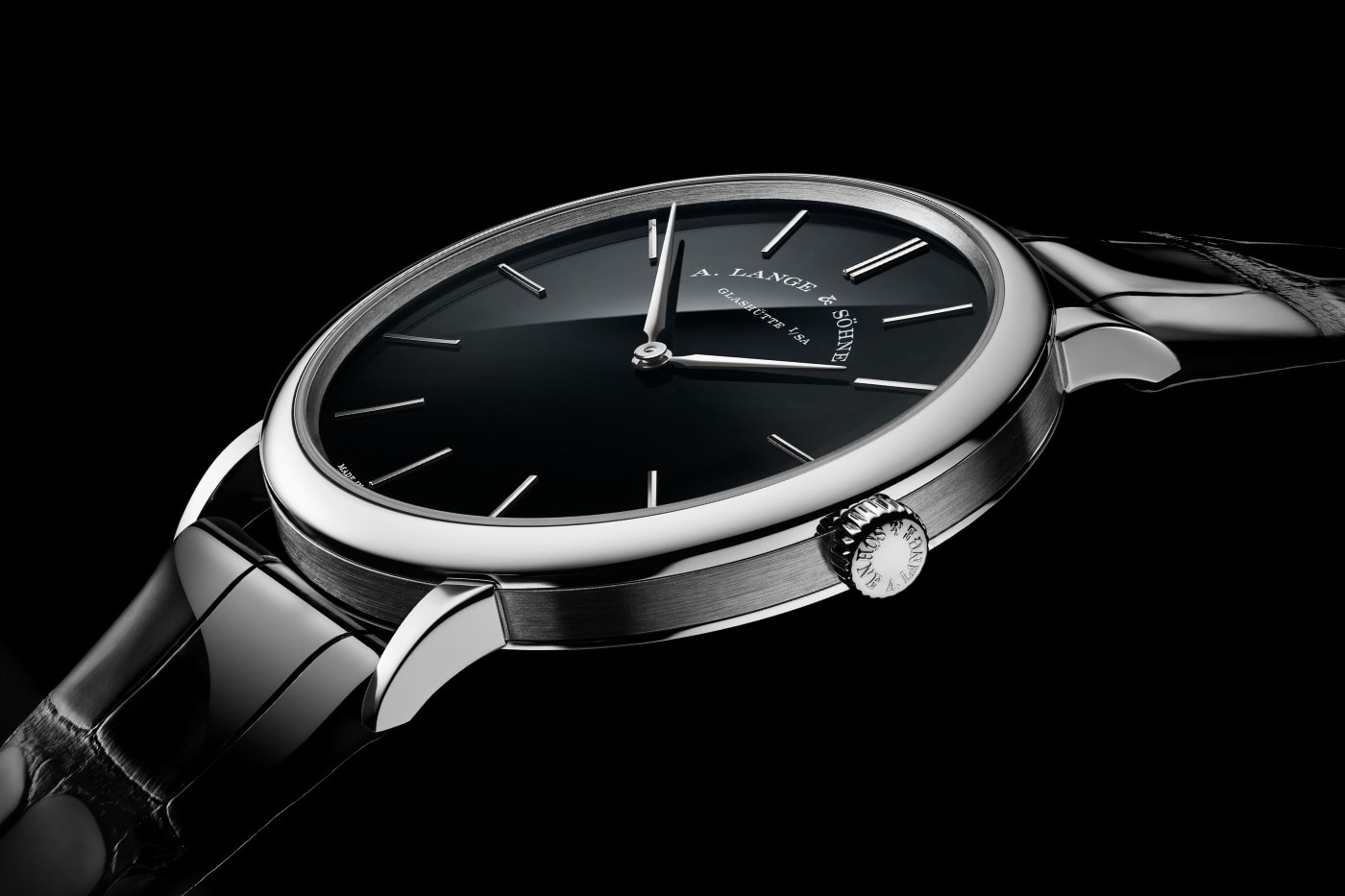 A. Lange & Söhne SAXONIA THIN 750 HONEYGOLD®  950 Platinum Release Info