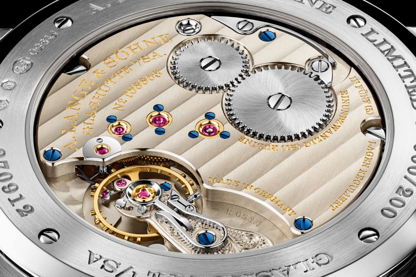 A. Lange & Söhne SAXONIA THIN 750 HONEYGOLD®  950 Platinum Release Info