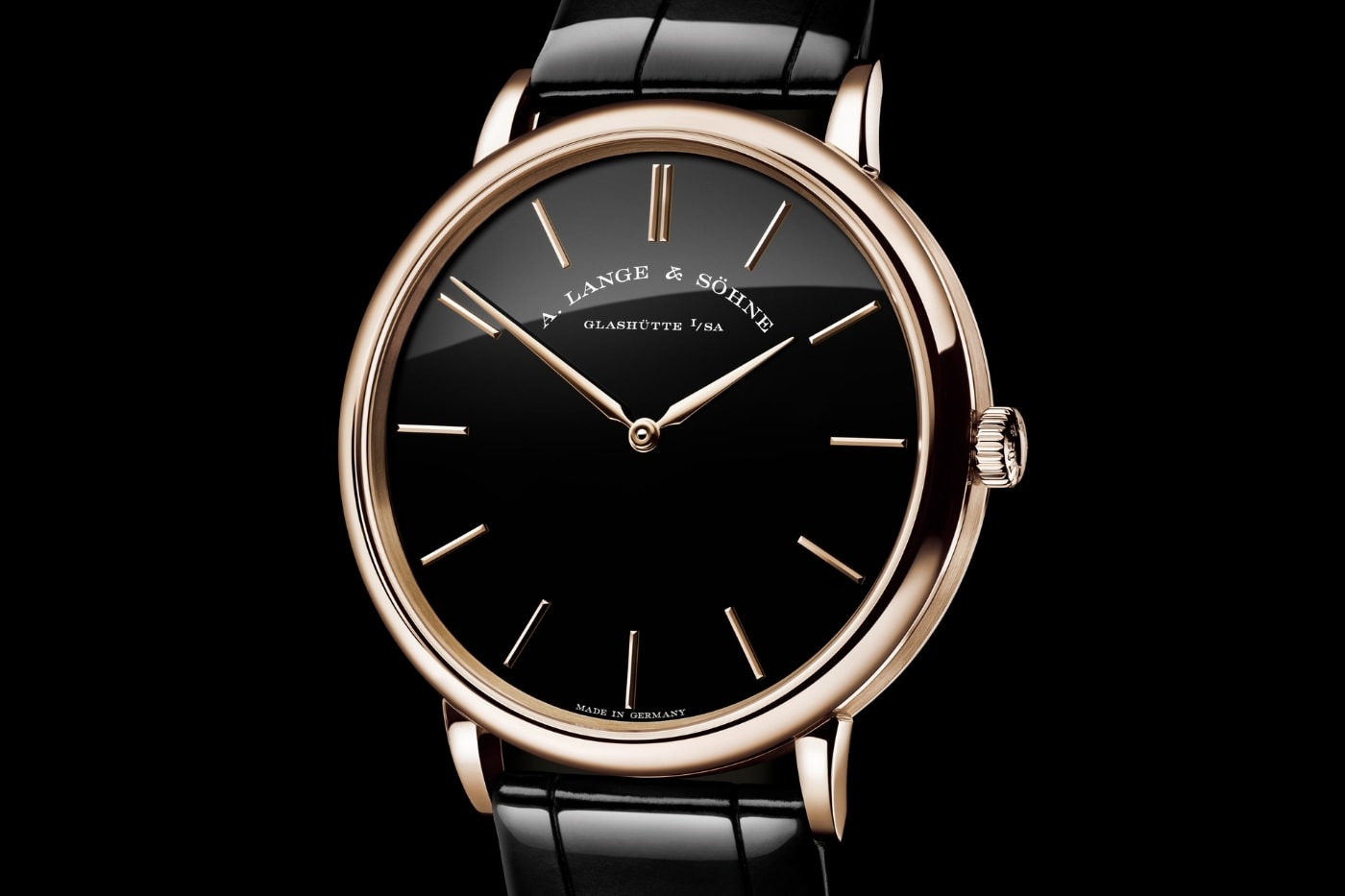 A. Lange & Söhne SAXONIA THIN 750 HONEYGOLD®  950 Platinum Release Info