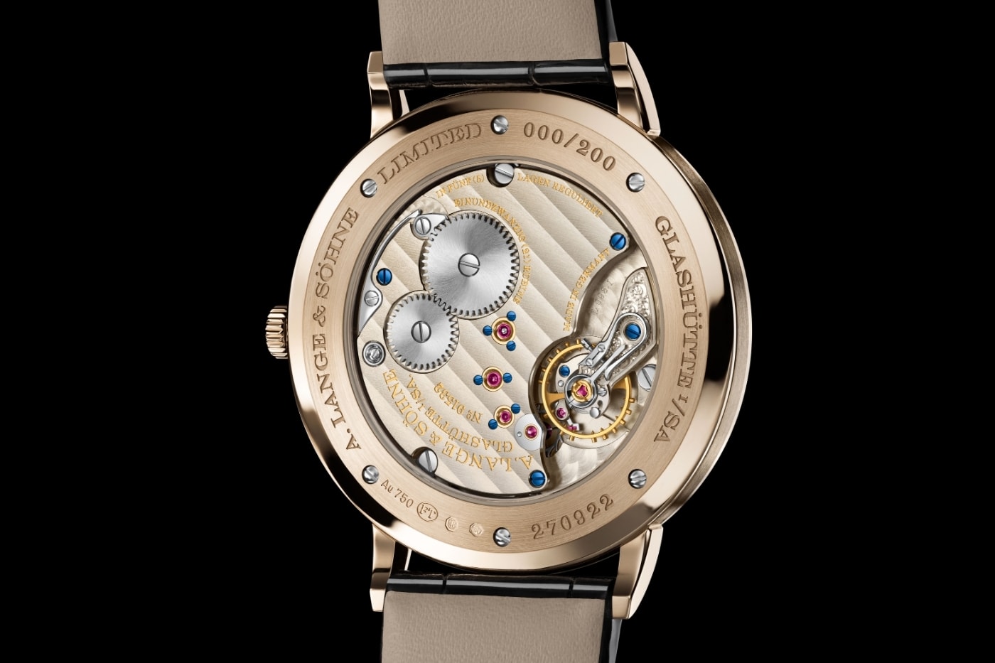 A. Lange & Söhne SAXONIA THIN 750 HONEYGOLD®  950 Platinum Release Info