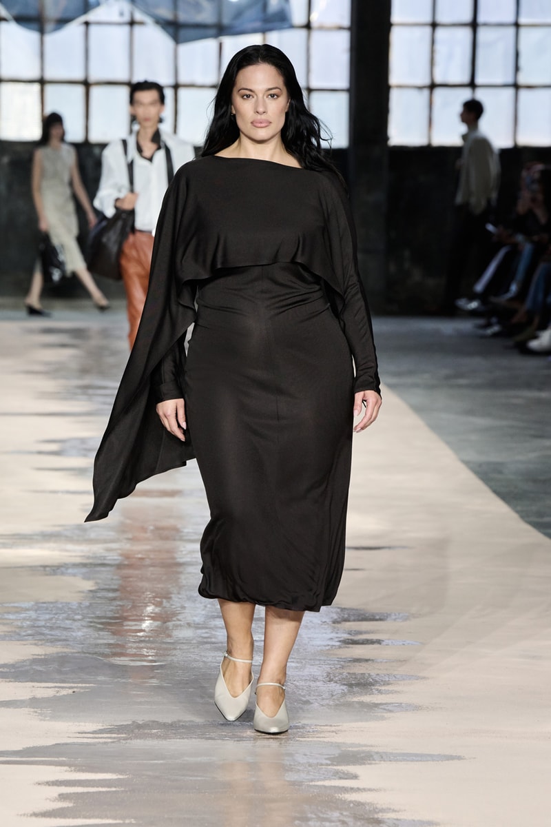 boss marco falconi spring/summer 2026 milan fashion week tailoring boris acket artists paradox contrasts leather double pleated suits dresses shorts italian wool