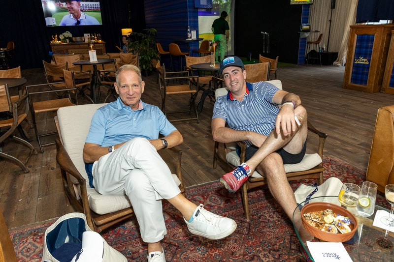 DraftKings Ryder Cup Activation Hypegolf Trophy Room VIP  Grif Pippen Jake Adams Golf In Your State Bob Does Sports 