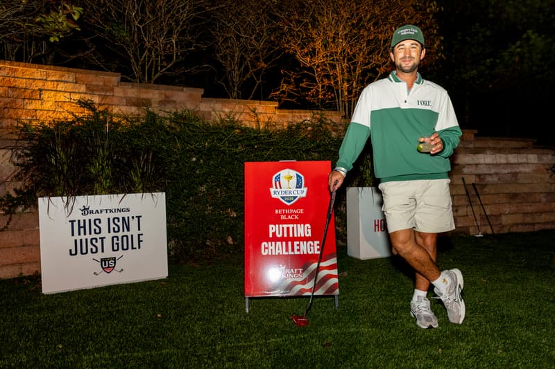 DraftKings Ryder Cup Activation Hypegolf Trophy Room VIP  Grif Pippen Jake Adams Golf In Your State Bob Does Sports 