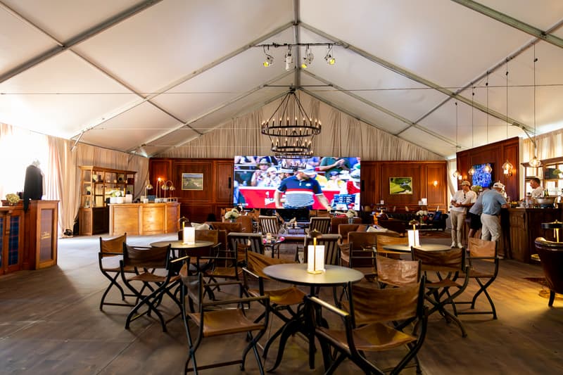 DraftKings Ryder Cup Activation Hypegolf Trophy Room VIP  Grif Pippen Jake Adams Golf In Your State Bob Does Sports 