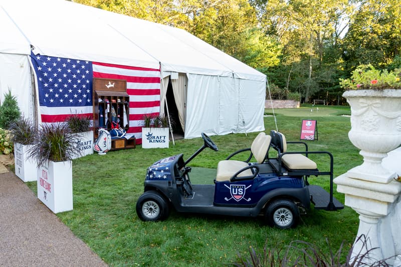 DraftKings Ryder Cup Activation Hypegolf Trophy Room VIP  Grif Pippen Jake Adams Golf In Your State Bob Does Sports 