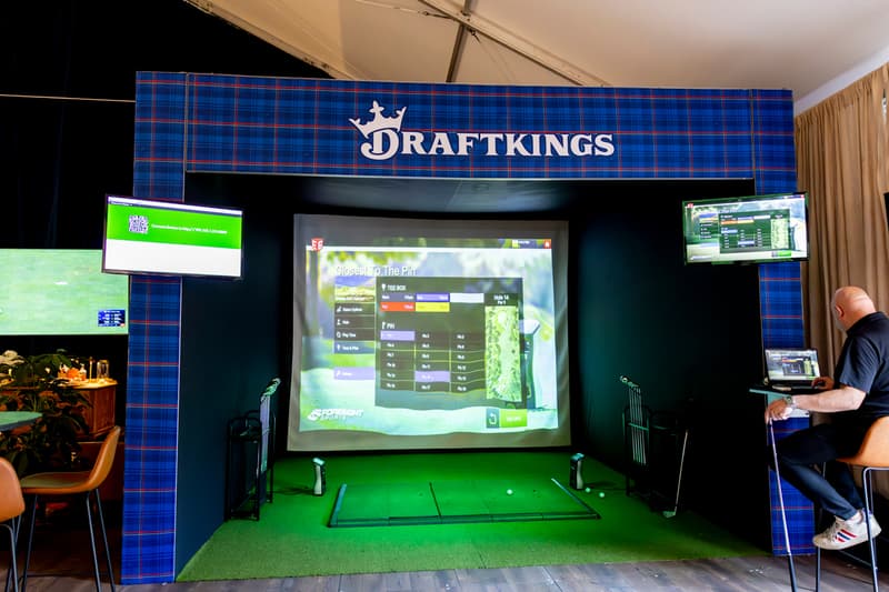 DraftKings Ryder Cup Activation Hypegolf Trophy Room VIP  Grif Pippen Jake Adams Golf In Your State Bob Does Sports 