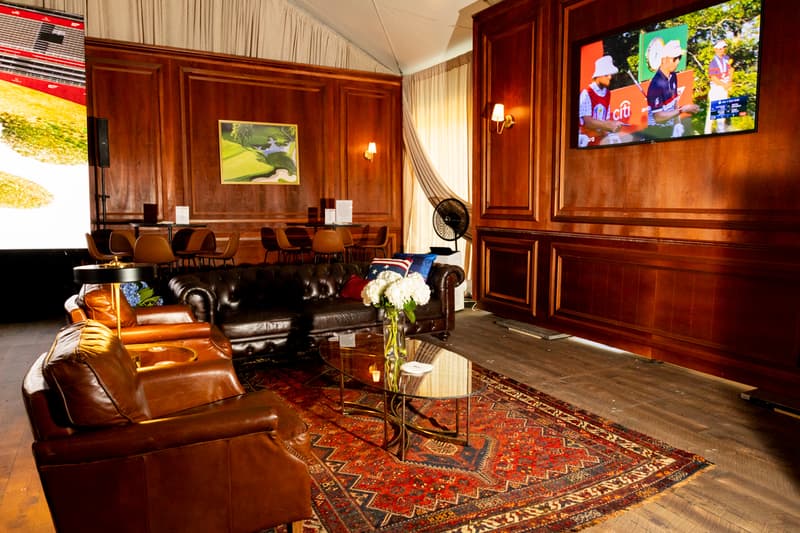 DraftKings Ryder Cup Activation Hypegolf Trophy Room VIP  Grif Pippen Jake Adams Golf In Your State Bob Does Sports 