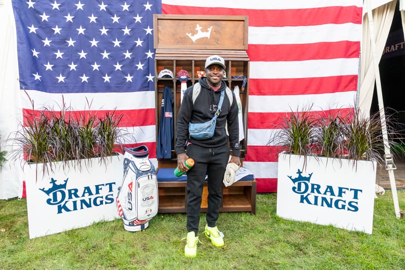 DraftKings Ryder Cup Activation Hypegolf Trophy Room VIP  Grif Pippen Jake Adams Golf In Your State Bob Does Sports 