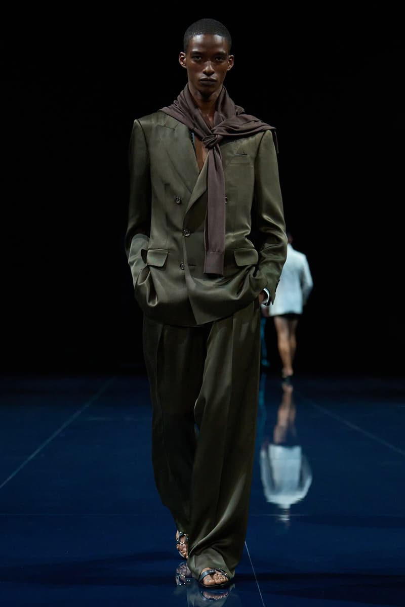 Haider Ackermann Tom Ford SS26 Paris Fashion Week Collection suiting satin tailoring