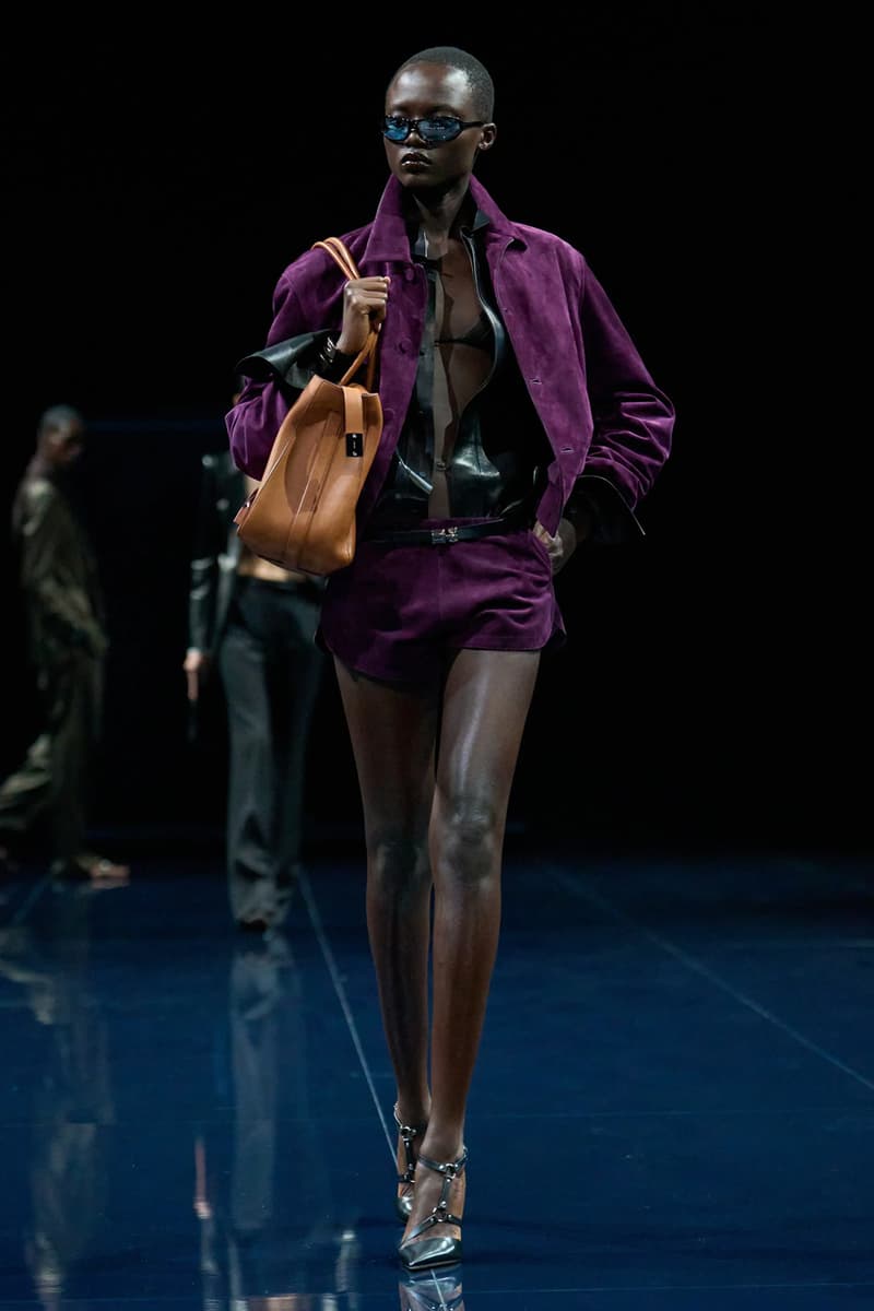 Haider Ackermann Tom Ford SS26 Paris Fashion Week Collection suiting satin tailoring