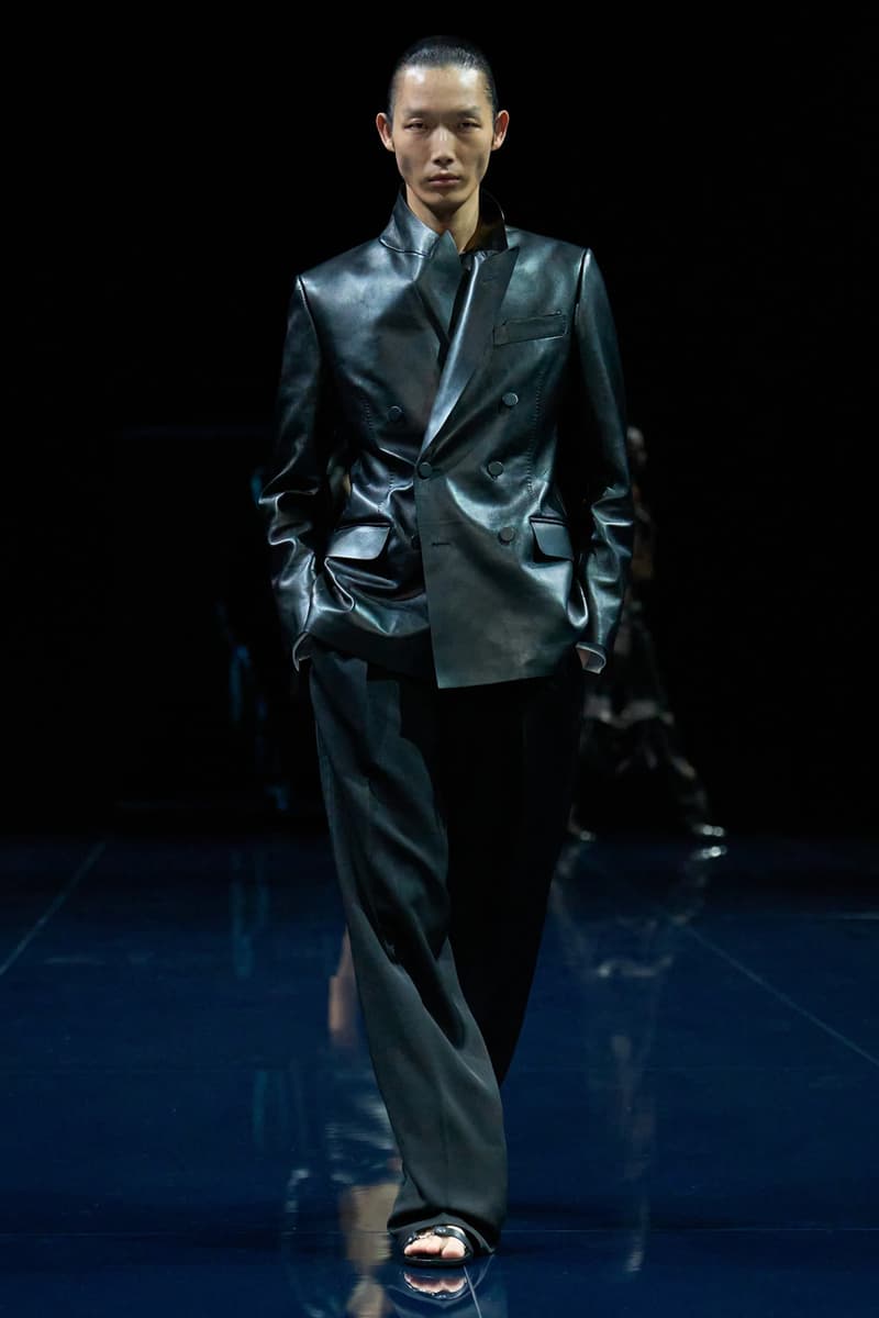 Haider Ackermann Tom Ford SS26 Paris Fashion Week Collection suiting satin tailoring